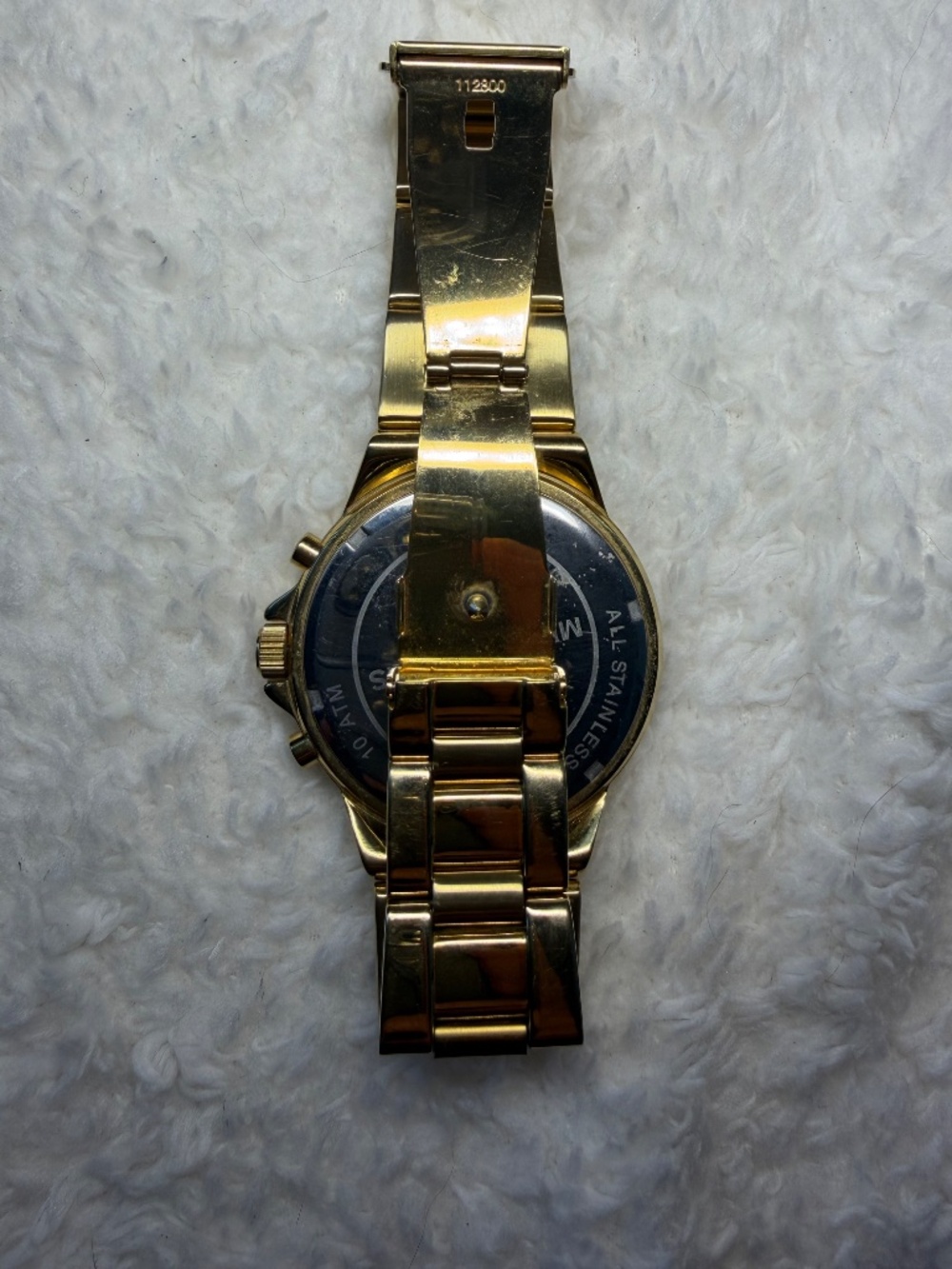 Michael Kors Gold Tone Crystal Bezel Chronograph Watch - Picture 4 of 4